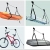 Deckenlift Deckenhalter Fahrradlift 45kg Fahrradgarage Fahrradhalter Seilzug für E-Bike -